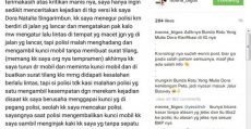 adik dora natalia bela kakaknya via instagram
