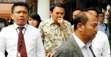 Ahok di Gedung Kejaksaan Agung