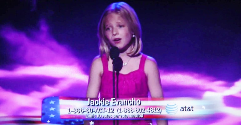 jackie evancho tampil perdana americas got talent 2010