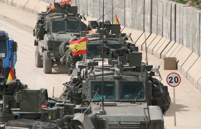 spanish military forces