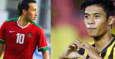 adu tajam striker timnas indonesia vs malaysia
